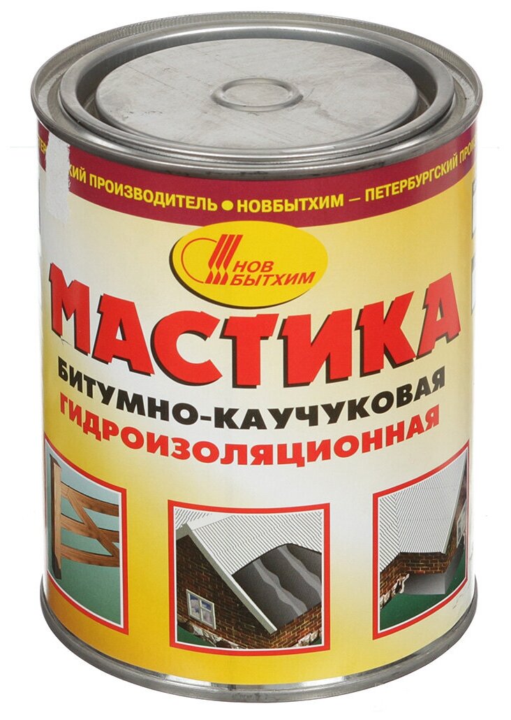 Мастика битумная Новбытхим, 1 кг