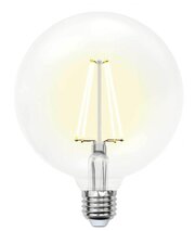 Лампа светодиодная филаментная (UL-00004861) Uniel E27 15W 4000K прозрачная LED-G125-15W/4000K/E27/CL PLS02WH