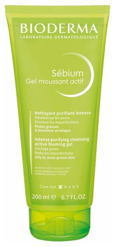 Гель Bioderma Sebium 200 мл очищающий