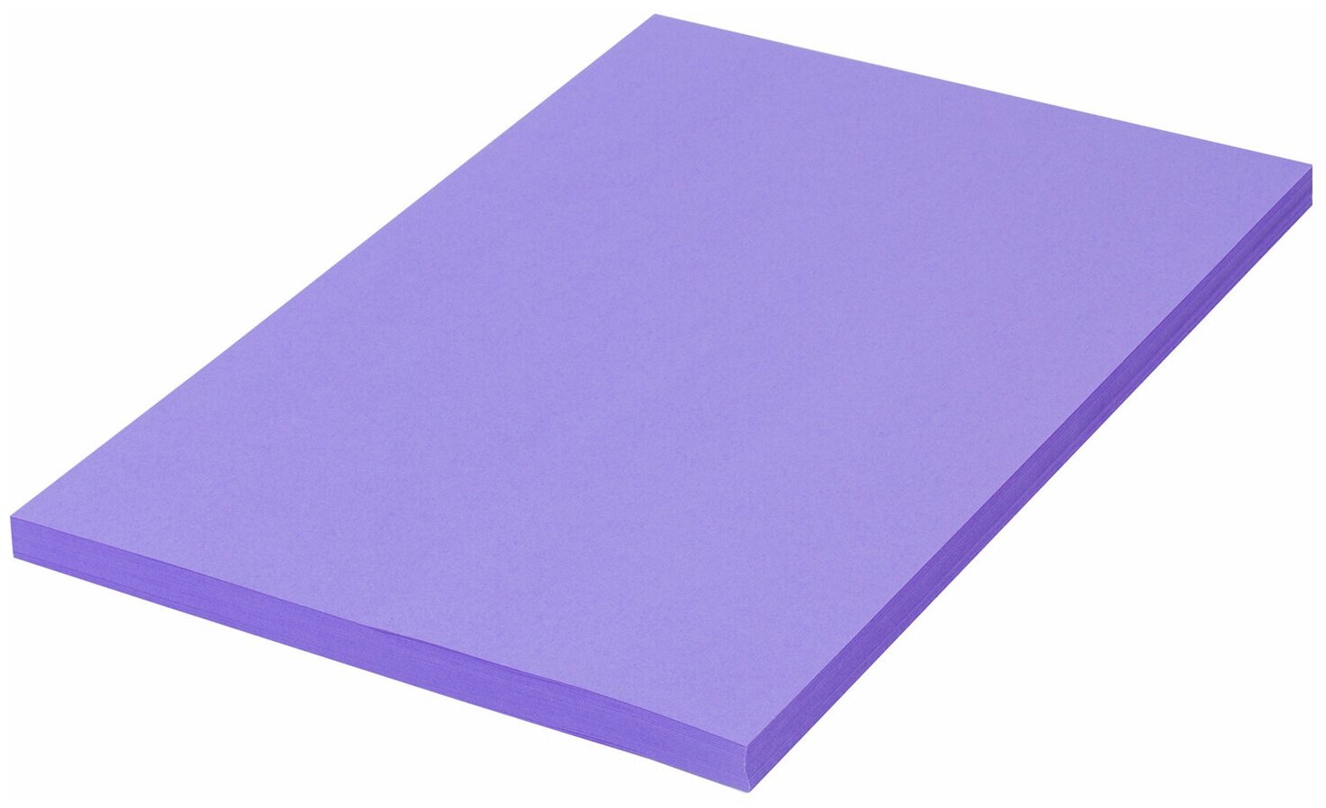 Бумага цветная BRAUBERG, А4, 80г/м, 100 л, медиум, фиолетовая, для офисной техники, 112456