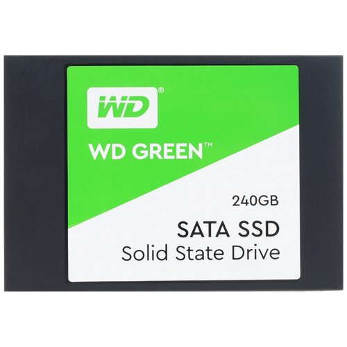 твердотельный накопитель western digital wd green sata 1 тб sata wds100t3g0a Твердотельный накопитель Western Digital WD Green SATA 240 ГБ SATA WDS240G3G0A