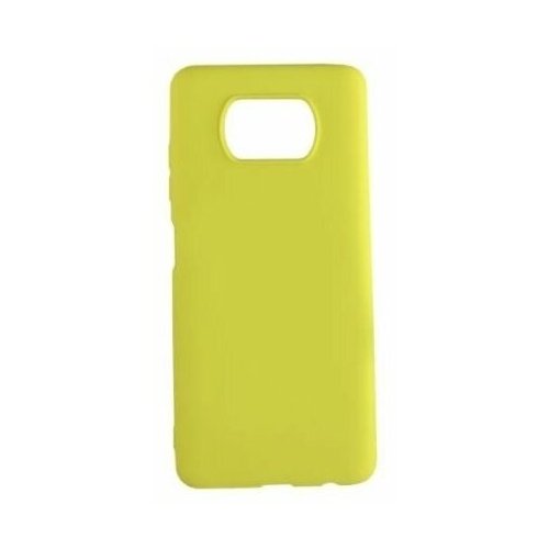 Чехол-накладка LuxCase Protective Case TPU для Xiaomi Poco X3/ X3 Pro Желтый клип кейс luxcase poco x3 pro yellow