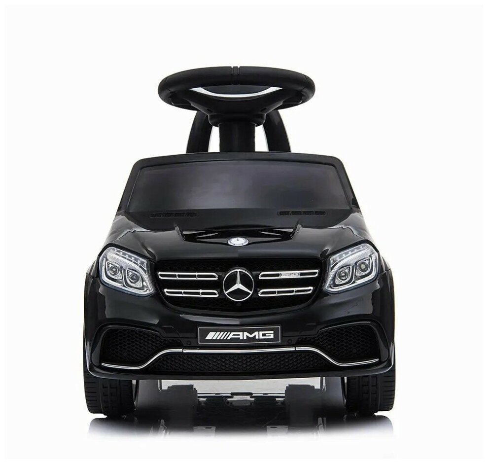 Детский толокар Mercedes-AMG GLS 63 (HL600) черный RiverToys - фото №5