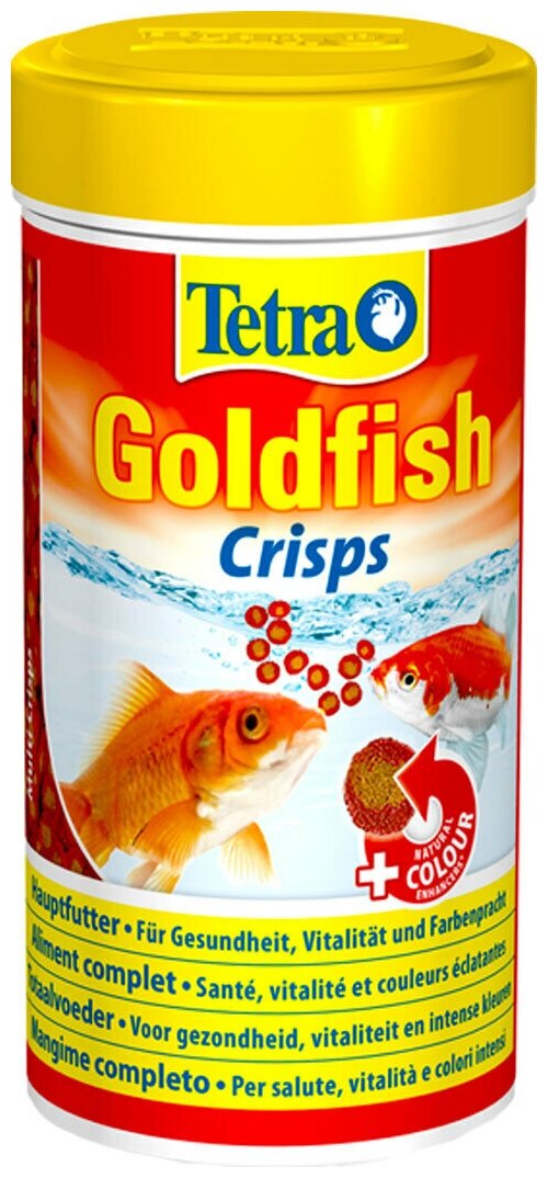 TetraGoldfish Pro корм для золотых рыбок в чипсах 100 мл - фотография № 3