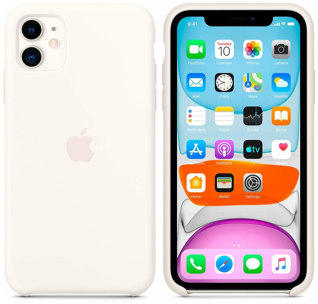 Чехол Apple iPhone 11 Silicone Case White