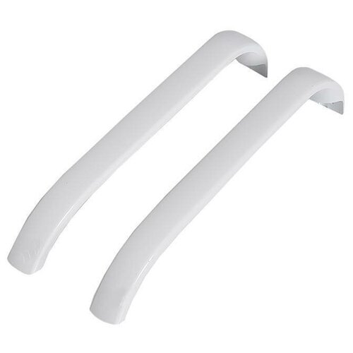 Ручка двери холодильника Bosch, Siemens, комплект 2 шт, (plastic white) 369542