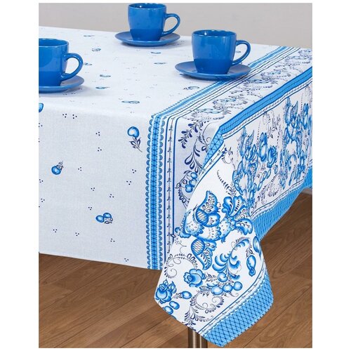 Скатерть на стол150x220тканеваярогожкахлопокартпостельХрусталь 870₽