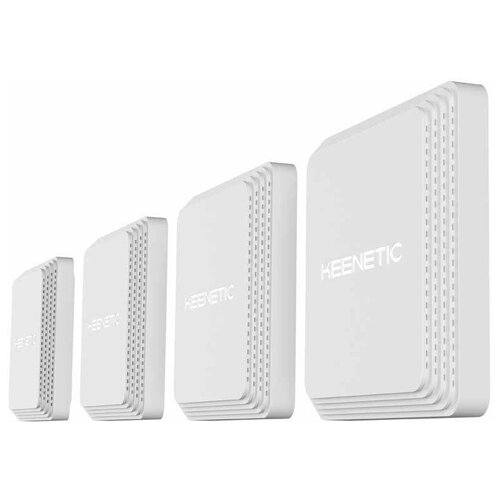 Точка доступа KEENETIC Voyager Pro 4-Pack (KN-3510) точка доступа keenetic voyager pro pack kn 3510 2 4 5 ггц 1 78 гбит с kn 3510pack