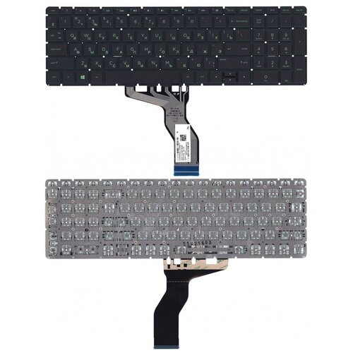 Клавиатура для ноутбука HP Pavilion Power 15-CB000 черная без рамки с подсветкой 1460₽