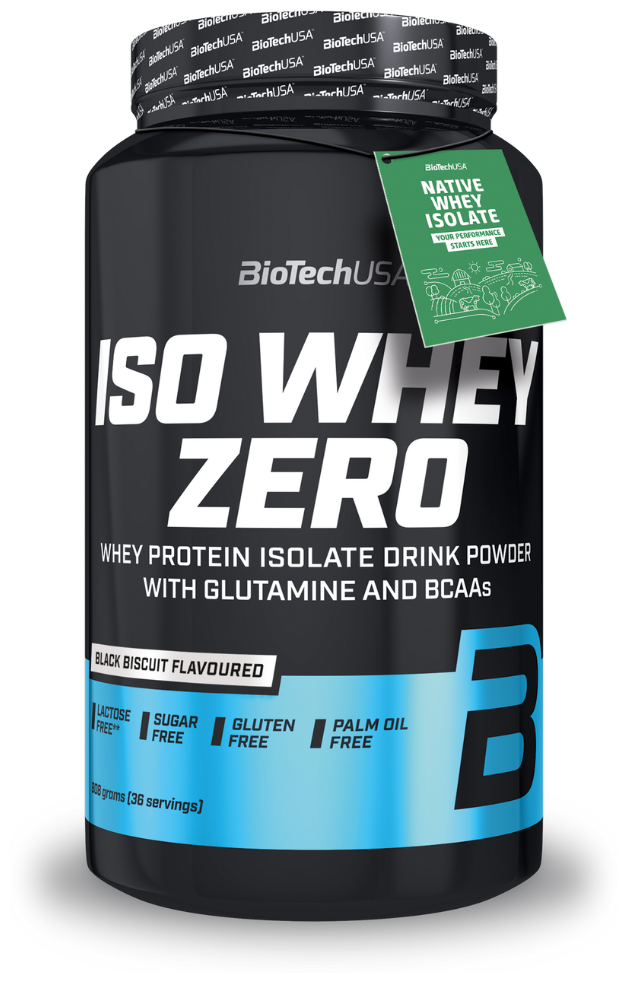 Iso Whey Zero BioTech (908 гр) - Чёрный Бисквит