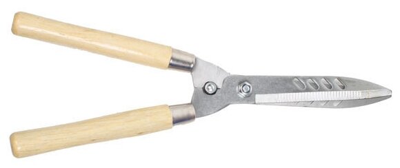 фото Ножницы кустарниковые 45см деревянные ручки