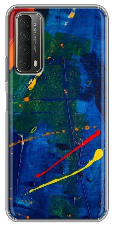 Дизайнерский силиконовый чехол для Хуавей П Смарт 2021 / Huawei P Smart (2021) Живопись