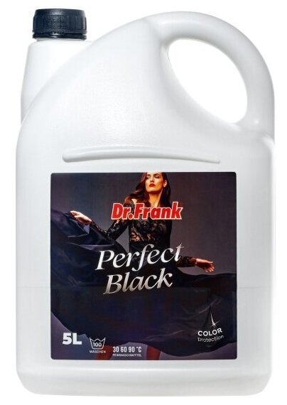 Гель для стирки Dr.frank Perfect Black для черного белья, 5 л 100 стирок