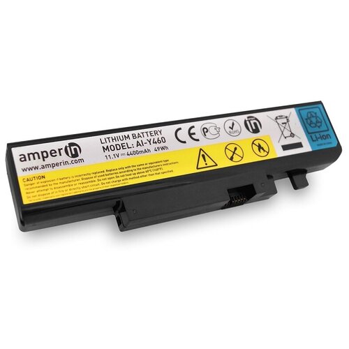 Аккумуляторная батарея Amperin для ноутбука Lenovo IdeaPad Y460 11.1V 4400mAh (49Wh) AI-Y460