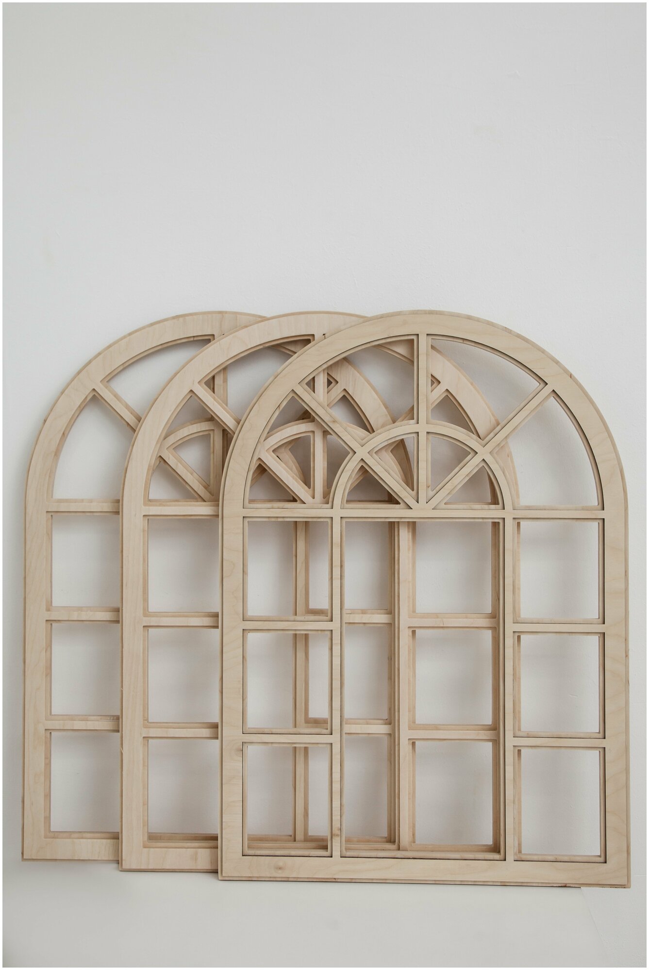 Фальш - окно настенное интерьерное (деревянная рама под зеркало), 50х70 см - фотография № 3