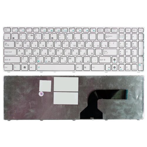 Клавиатура keyboard 0KNB0-602ARU00 для ноутбука Asus A52 A53 A72 A73 N53 B53 F50 F55A F70 G51 G53 белая 810₽