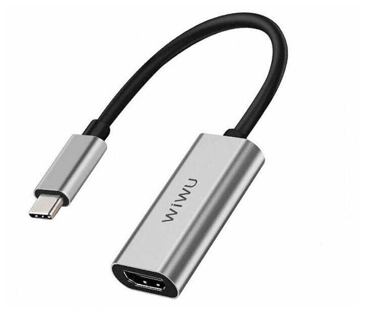 Аксессуар Wiwu Alpha Type-C - HDMI Adapter Grey 6973218930183