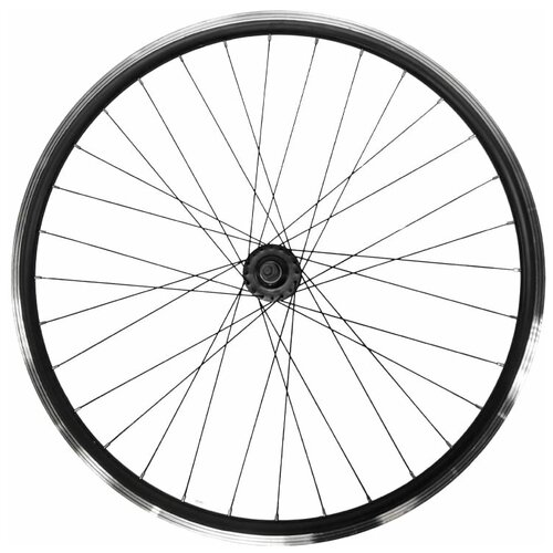 колесо 28 заднее под трещотку двойной обод для велосипеда Колесо велосипедное 24 заднее в сборе VelRosso двойной алюминиевый обод, гайки, disk под трещотку WSM-24RD