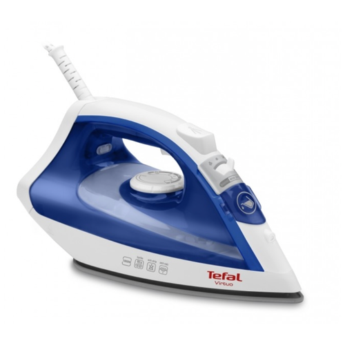 Утюг Tefal Virtuo, 1800Вт, вертикальное отпаривание, регулировка пара, защита от накипи, синий