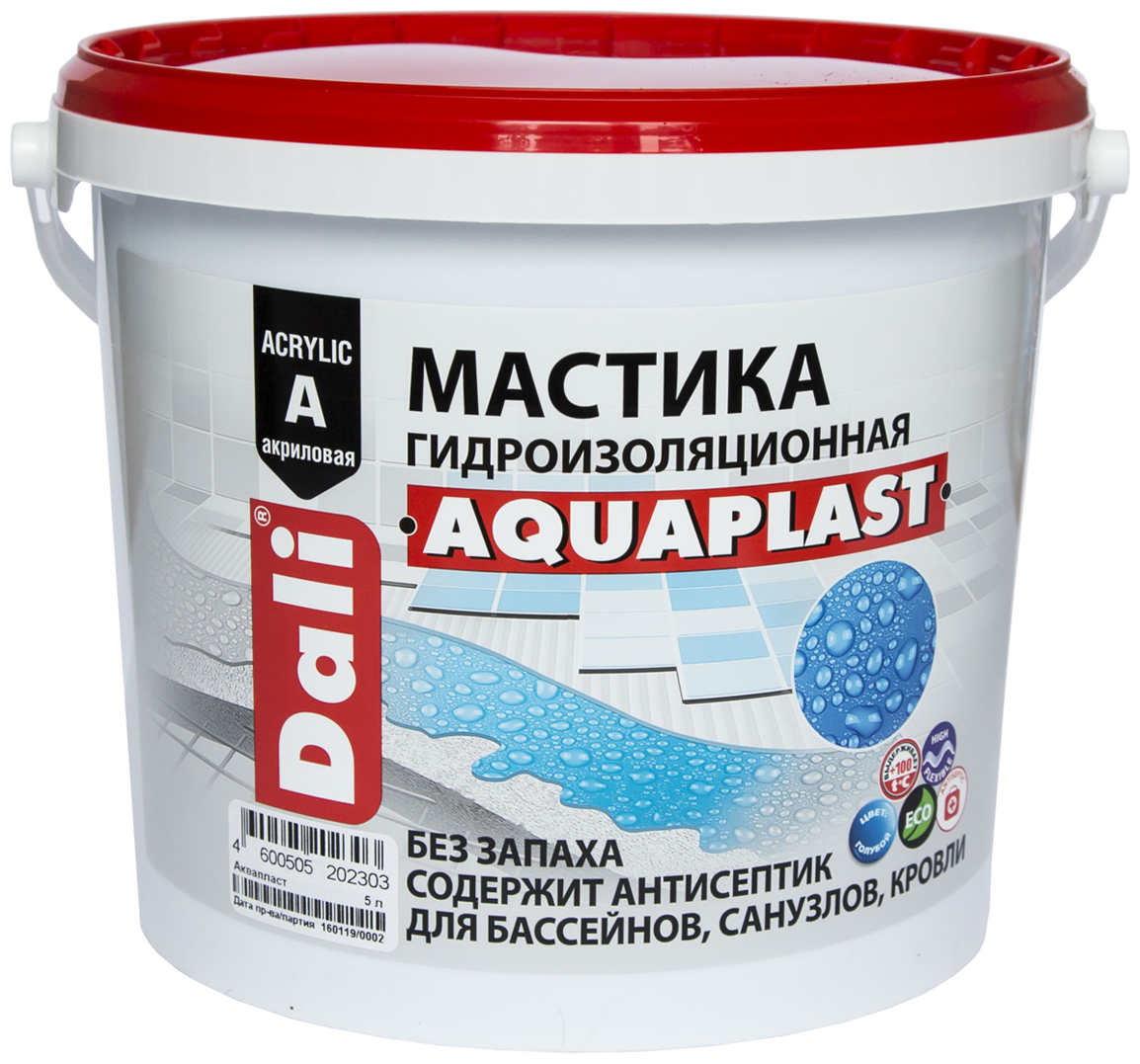 Мастика гидроизоляционная DALI Aquaplast (9л.)