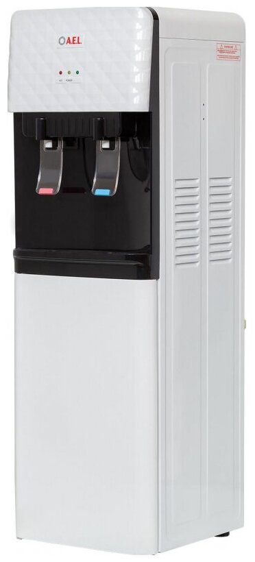 Кулер для воды L-AEL-088 white/black раздатчик без нагрева и охлаждения