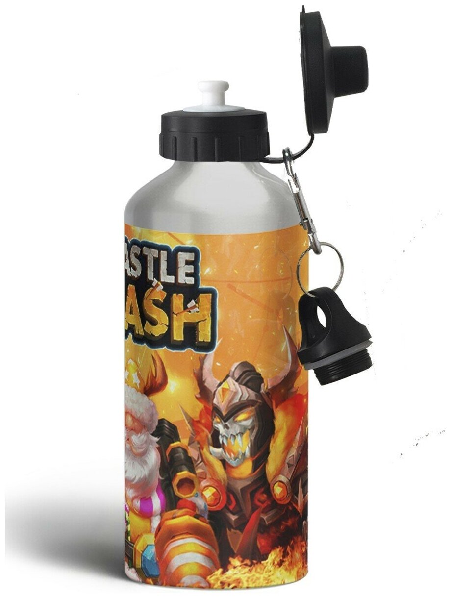 Бутылка спортивная,туристическая фляга, 500мл Castle Clash - 1