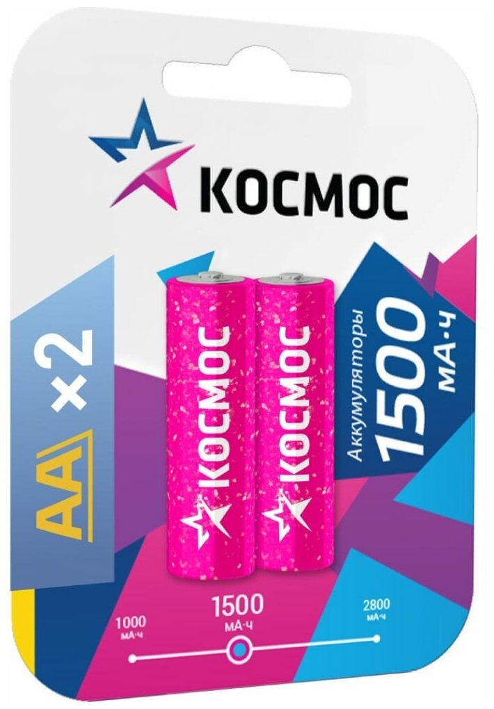 Аккумуляторная батарейка космос KOCR6NIMH