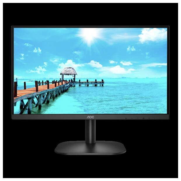 Монитор 215 AOC 22B2D 1920x108075Гц VA WLED 169 4ms D-Sub DVI 30001 20M1 178178 200cd Tilt Black