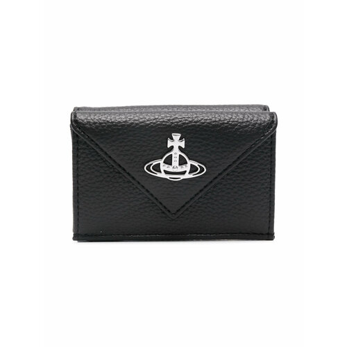 Кошелек Vivienne Westwood фактура зернистая черный 22939₽