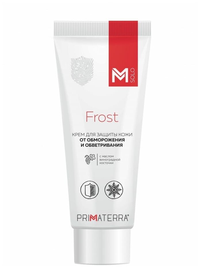 TM Primaterra M Solo Крем для защиты кожи от обморожения и обветривания Frost туба 100 мл 8912