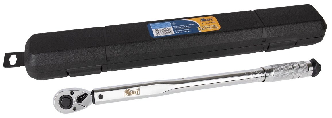 Ключ динамометрический 1/2" 40-210Нм