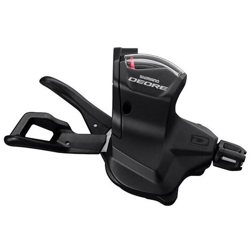 Манетка Shimano Deore SL-M6000-L, левая, 2/3 скорости, крепление на хомут, трос 1800 мм, ISLM6000LB