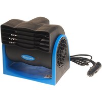 Вентилятор HX-301 16см (6") 12V (9/13W) диммер, безлопастной, black/blue MITCHELL