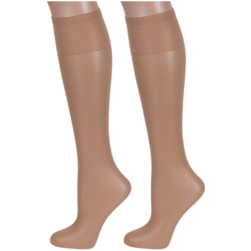 фото Гольфы женские conte elegant solo 20 (2 пары), р.23-25, natural