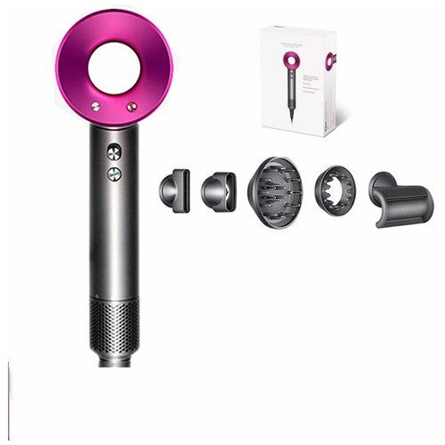 Фен 5 в 1 профессиональный ионный фен набор Магнитный сопло для 1600w rose 720900₽
