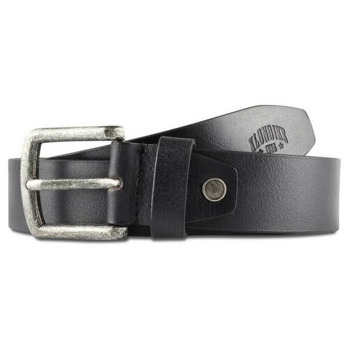 фото Ремень klondike creek, односторонний, натуральная воловья кожа, цвет чёрный, 100 х 4 см klondike 1896 mr-kd1200-01-100