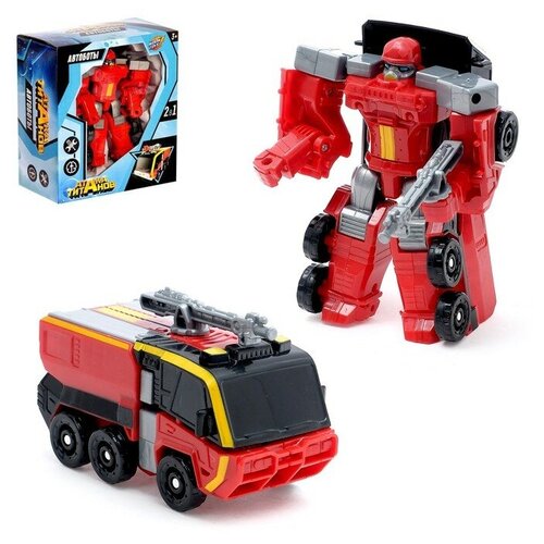 пожарный робот 3 в 1 111 деталей Робот-трансформер Woow Toys Пожарный (2877242)