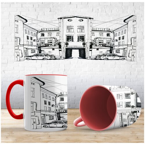 Кружка чашка с принтом рисунком 