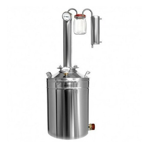 Самогонный аппарат Фланцевый с банкой сухопарником и тэном на 35 литров 1659900₽