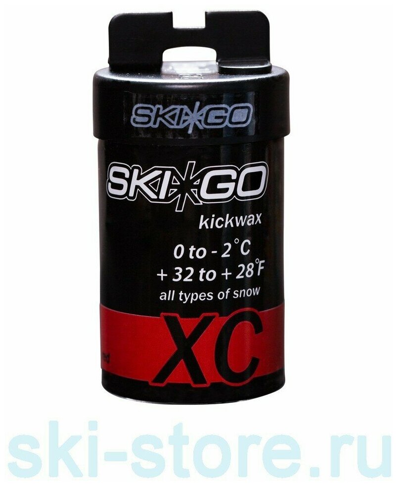 SkiGo Мазь держания XC Kickwax Red 0° до -2°С