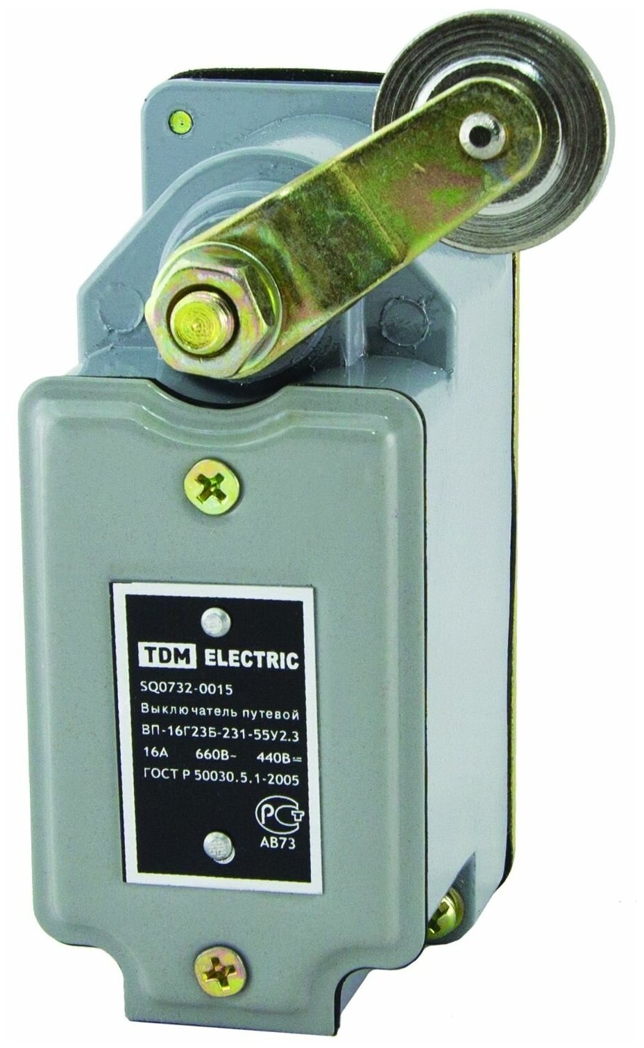 Выключатель путевой ВП-16Г23Б-231-55У23 с самовозвратом 16А 660В IP55 TDM