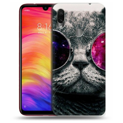 Дизайнерский силиконовый чехол для Xiaomi RedMi Note 7 силиконовый чехол love таксы на xiaomi redmi note 7