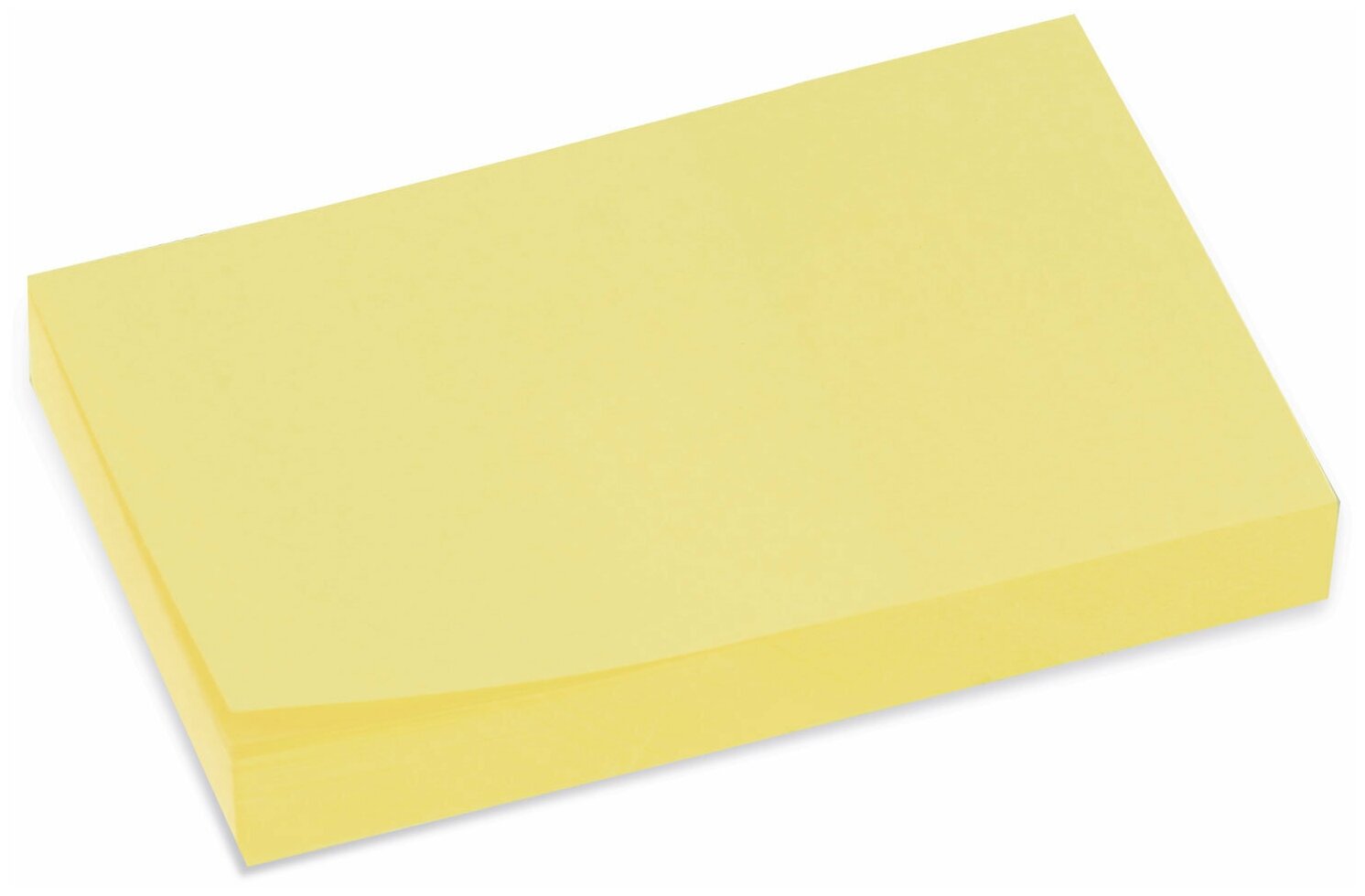 Блок самоклеящийся BRAUBERG 100 листов 76х51 мм желтый 122689 - фото №5