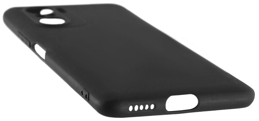 Чехол защитный TPU LuxCase для Xiaomi Mi 11i, Чёрный, 1,1 мм - фото №3