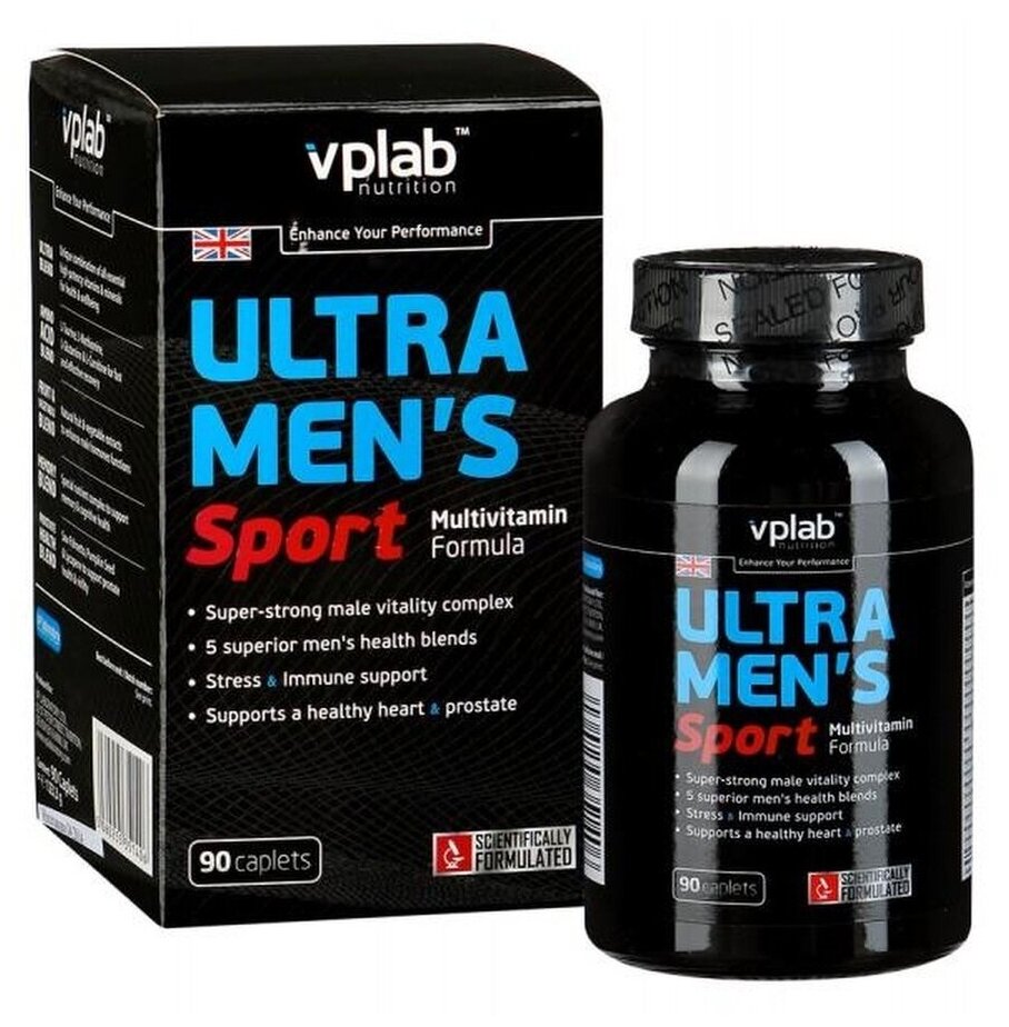 VP Laboratory. Ultra Men's Sport Multivitamin Formula, 90капс