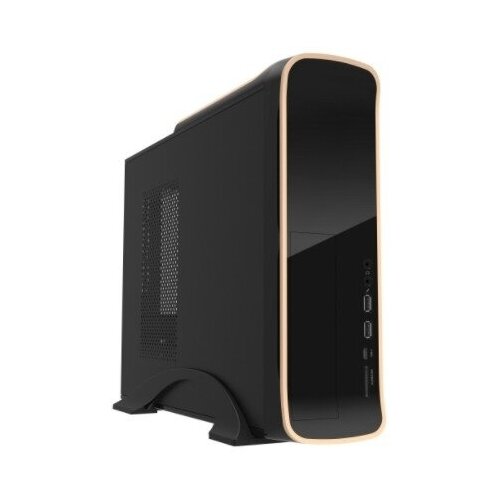 PowerCool Корпус S0510BK-300W (Desktop, Black, SFX 300W-80mm,24+8pin) powercool корпус s0506 300w desktop black sfx 300w 80mm 24 8pin lcd датч темп 3шт