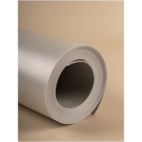 Изолон для творчества 2мм, в рулоне 5 метров, цвет серебристый