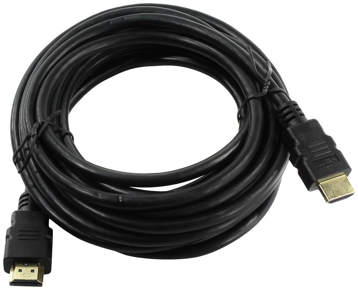 Кабель HDMI 5м 5bites APC-200-050 круглый черный - фото №1