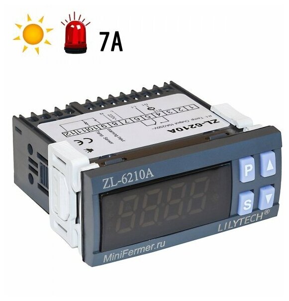 Терморегулятор LILYTECH ZL-6210A (7А)