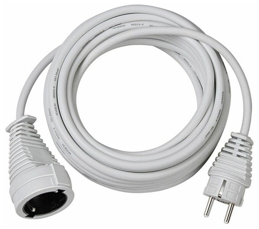 Удлинитель 5 м Brennenstuhl Quality Extension Cable, белый (1168440) - фотография № 1